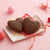 chocolate heart senbei japanese