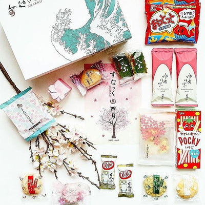 sakura snacks from Japan
